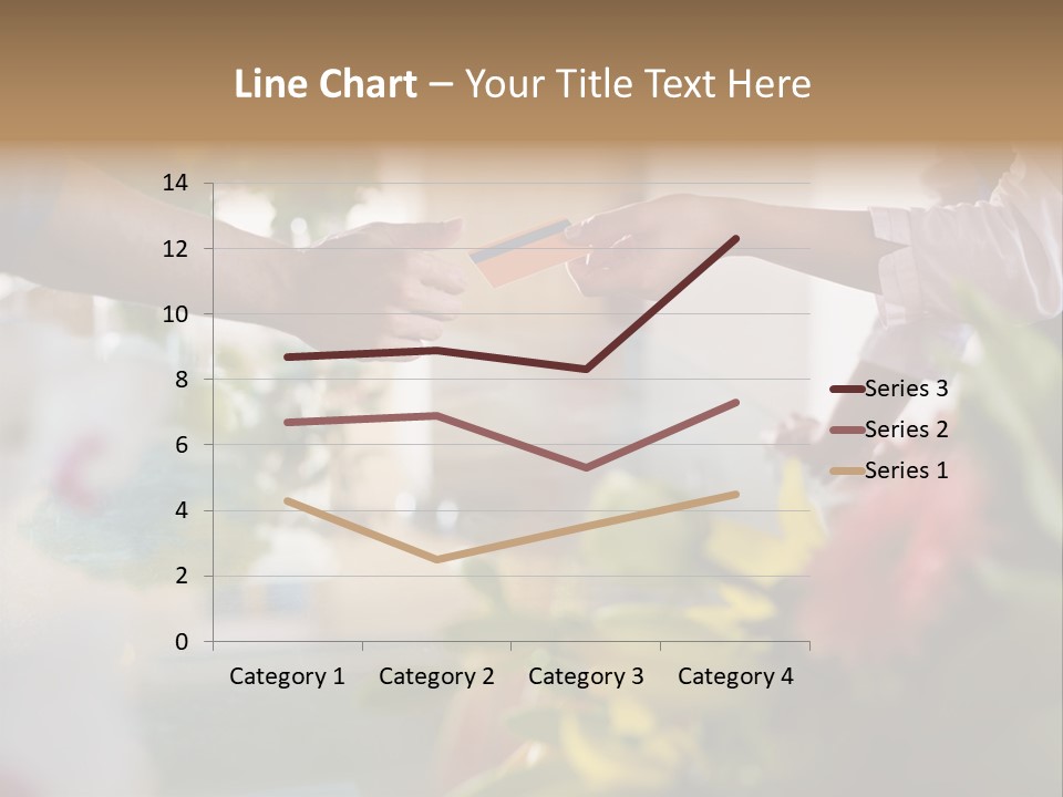Store Female Credit Card PowerPoint Template