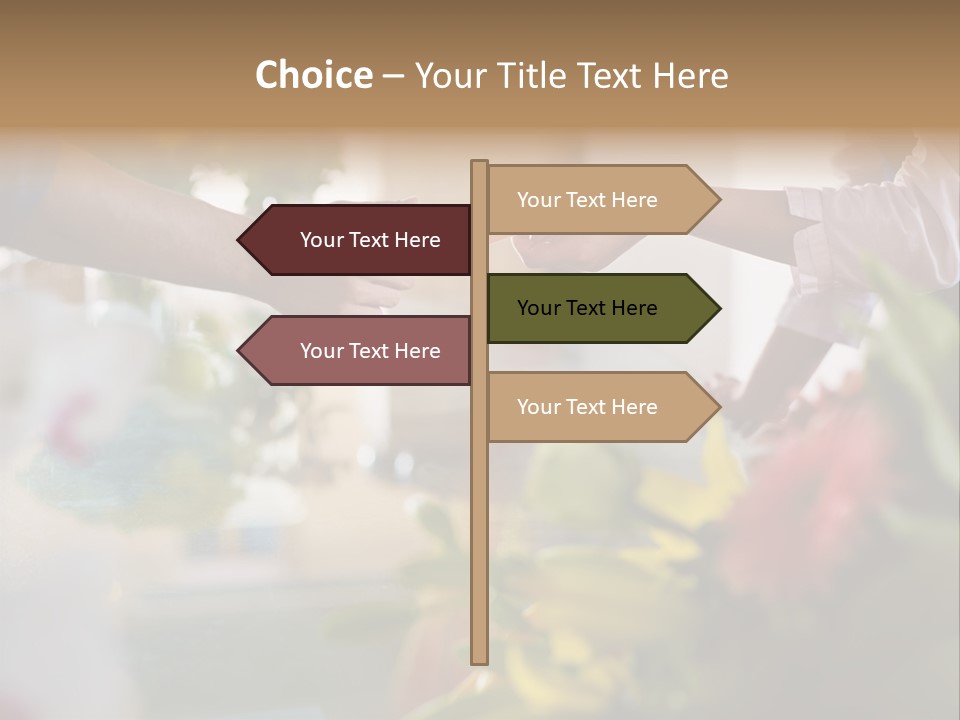 Store Female Credit Card PowerPoint Template