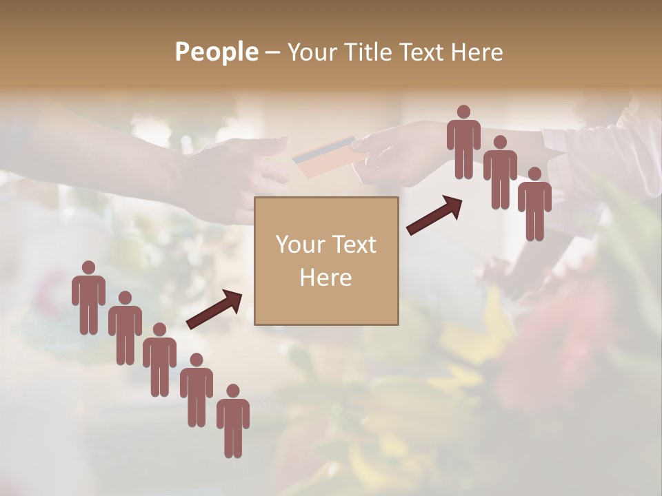 Store Female Credit Card PowerPoint Template