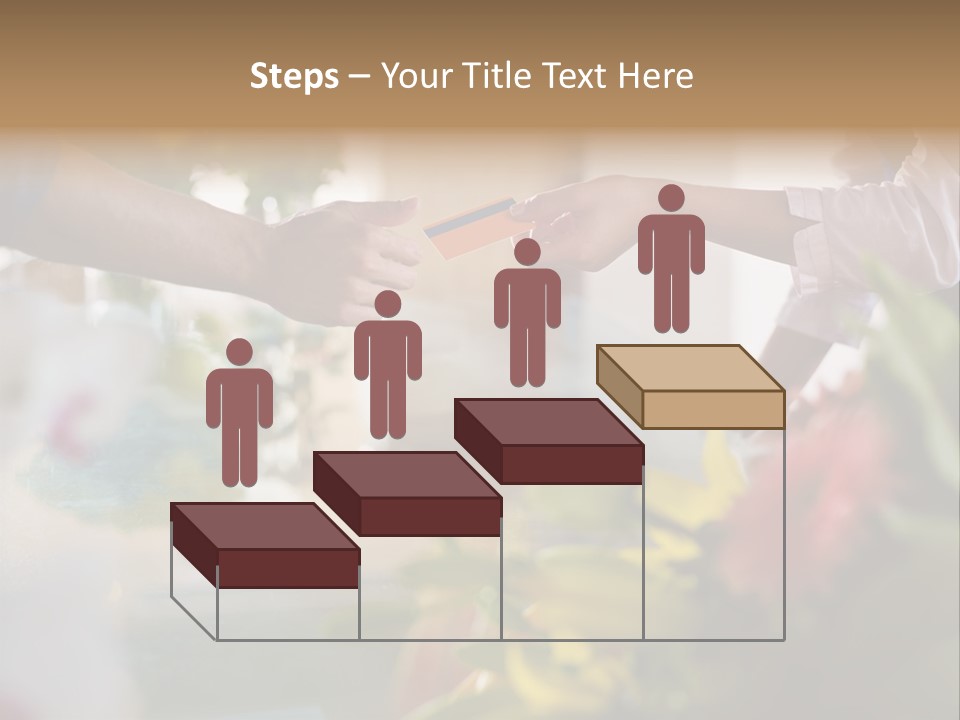 Store Female Credit Card PowerPoint Template