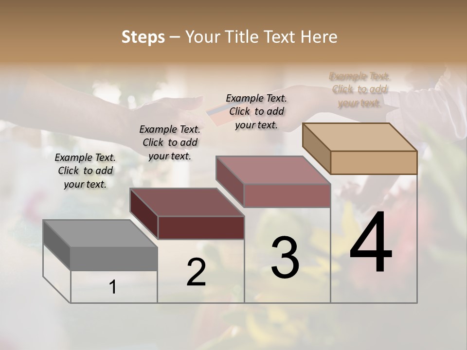 Store Female Credit Card PowerPoint Template