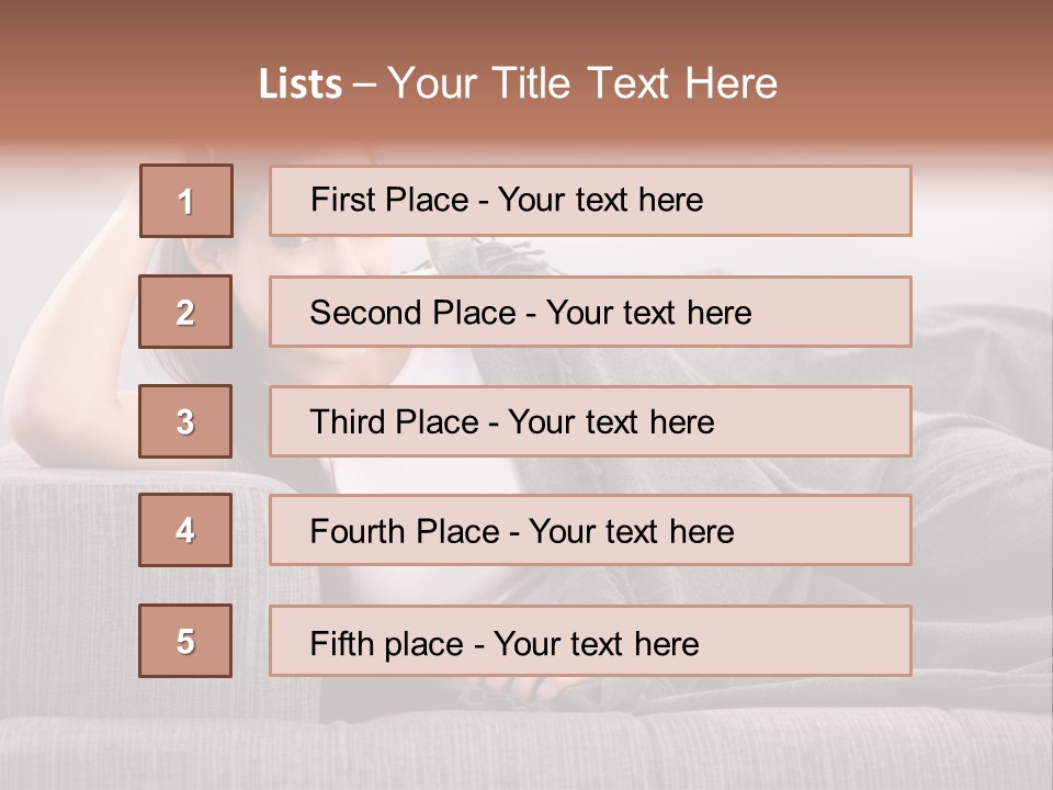 People Pretty Girl PowerPoint Template