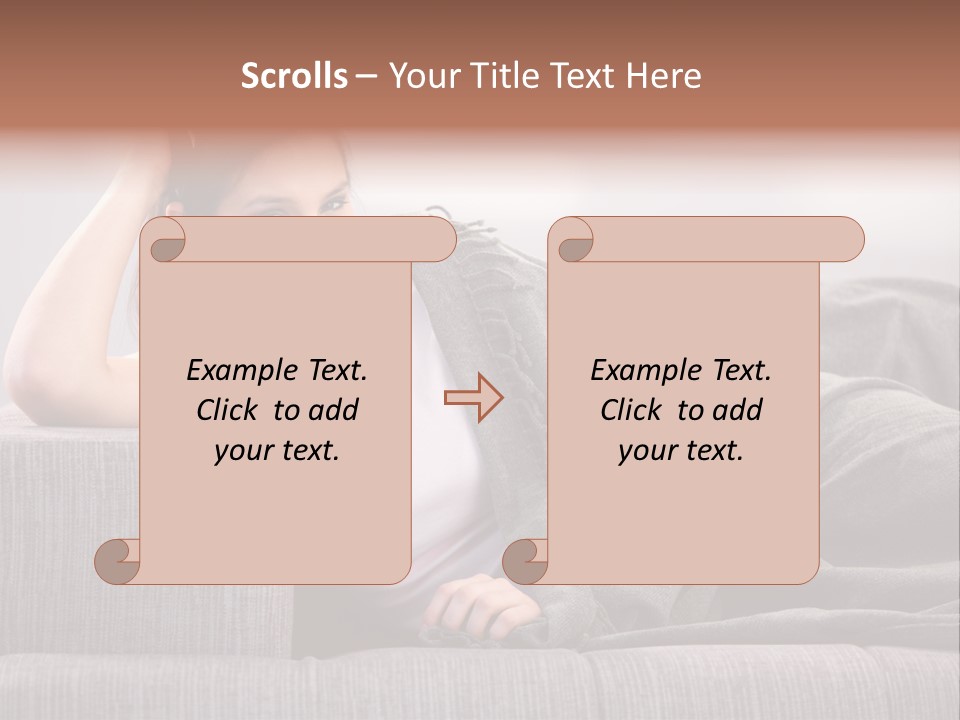 People Pretty Girl PowerPoint Template