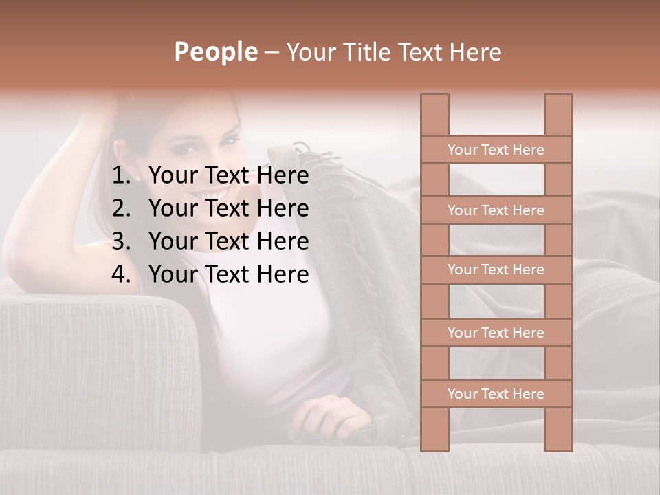 People Pretty Girl PowerPoint Template