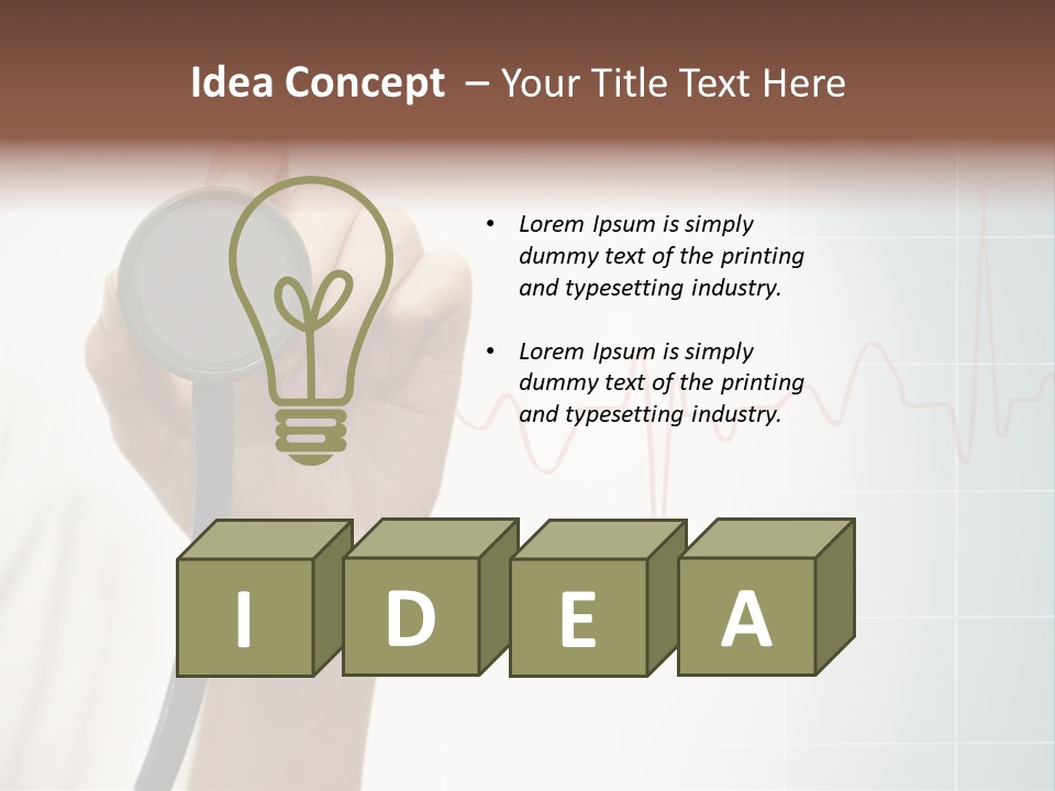 Internet Hold Graphic PowerPoint Template