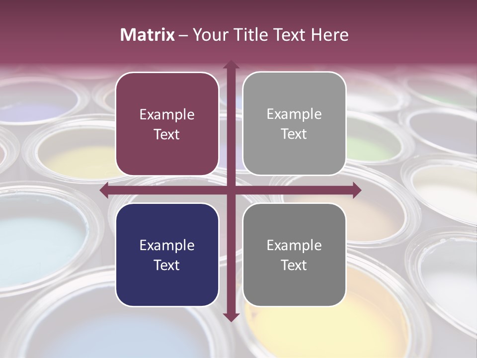 Tin Paint Home Improvement PowerPoint Template