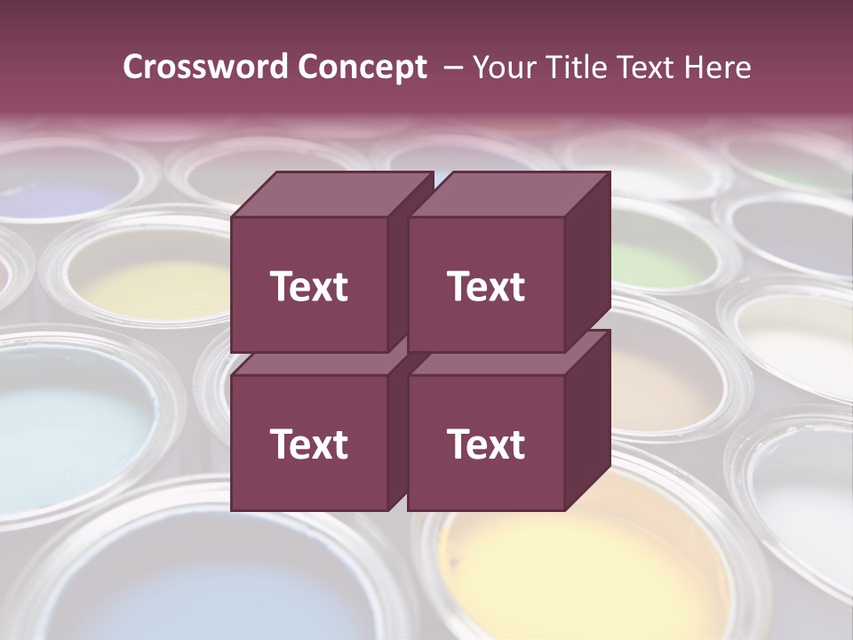 Tin Paint Home Improvement PowerPoint Template