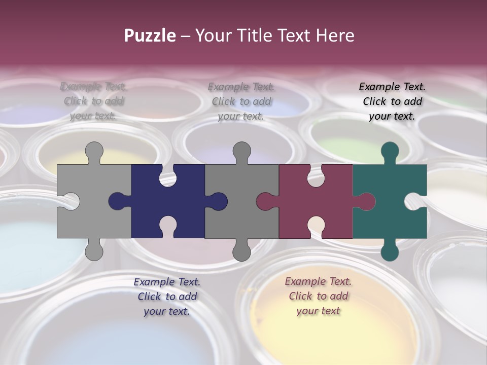 Tin Paint Home Improvement PowerPoint Template