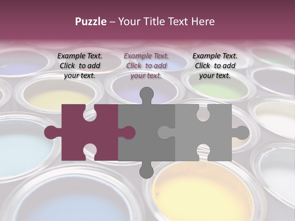 Tin Paint Home Improvement PowerPoint Template