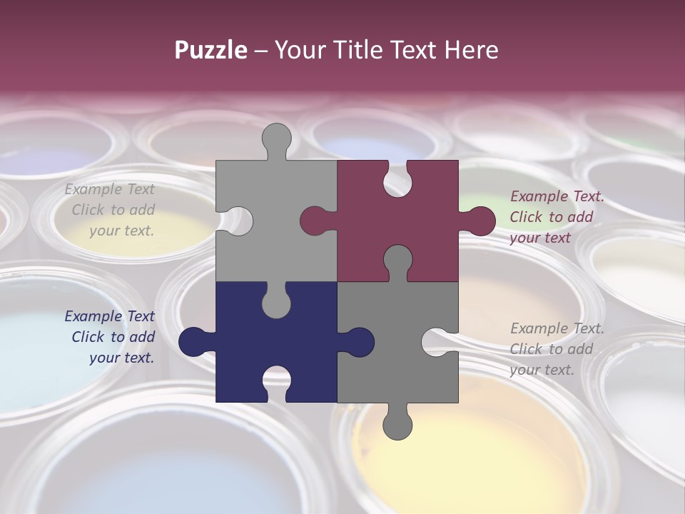 Tin Paint Home Improvement PowerPoint Template