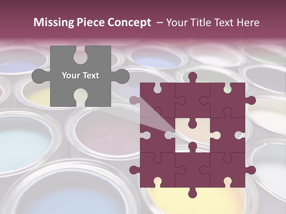 Tin Paint Home Improvement PowerPoint Template