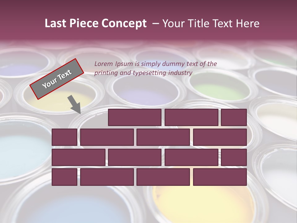 Tin Paint Home Improvement PowerPoint Template