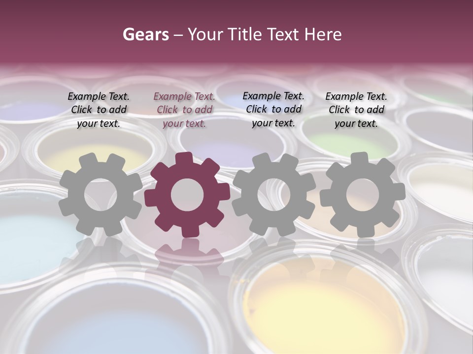 Tin Paint Home Improvement PowerPoint Template