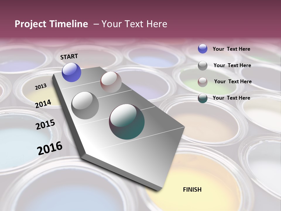 Tin Paint Home Improvement PowerPoint Template