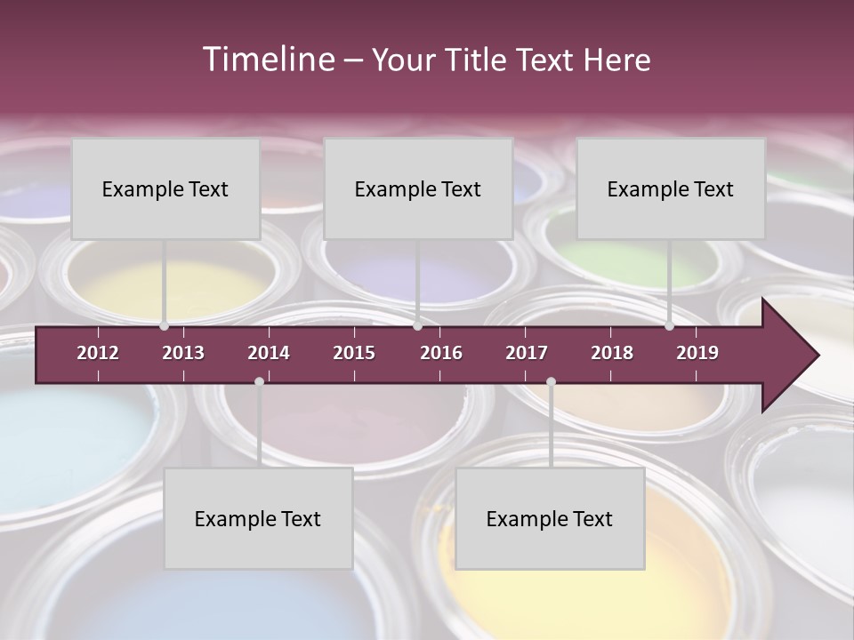Tin Paint Home Improvement PowerPoint Template