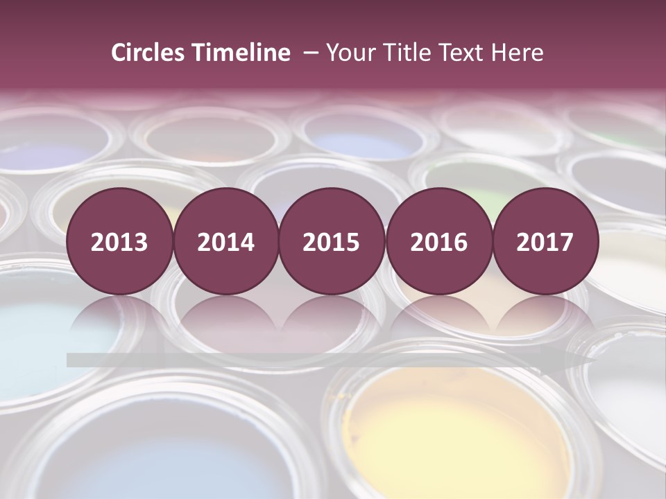 Tin Paint Home Improvement PowerPoint Template