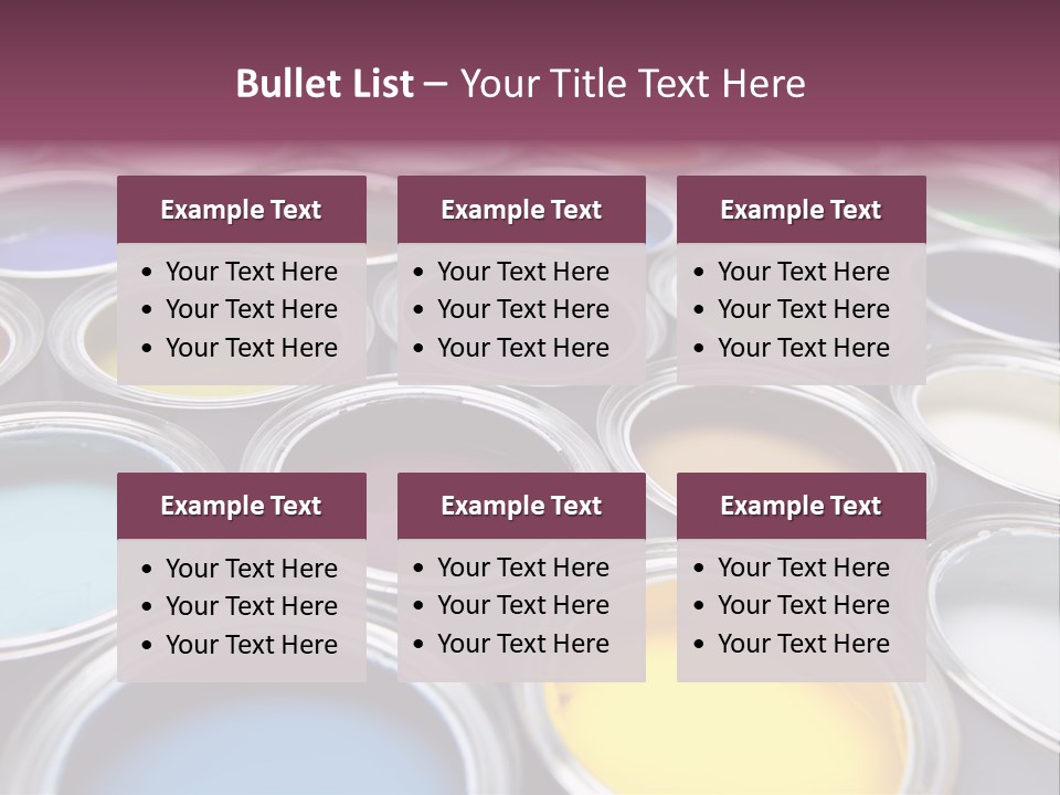 Tin Paint Home Improvement PowerPoint Template