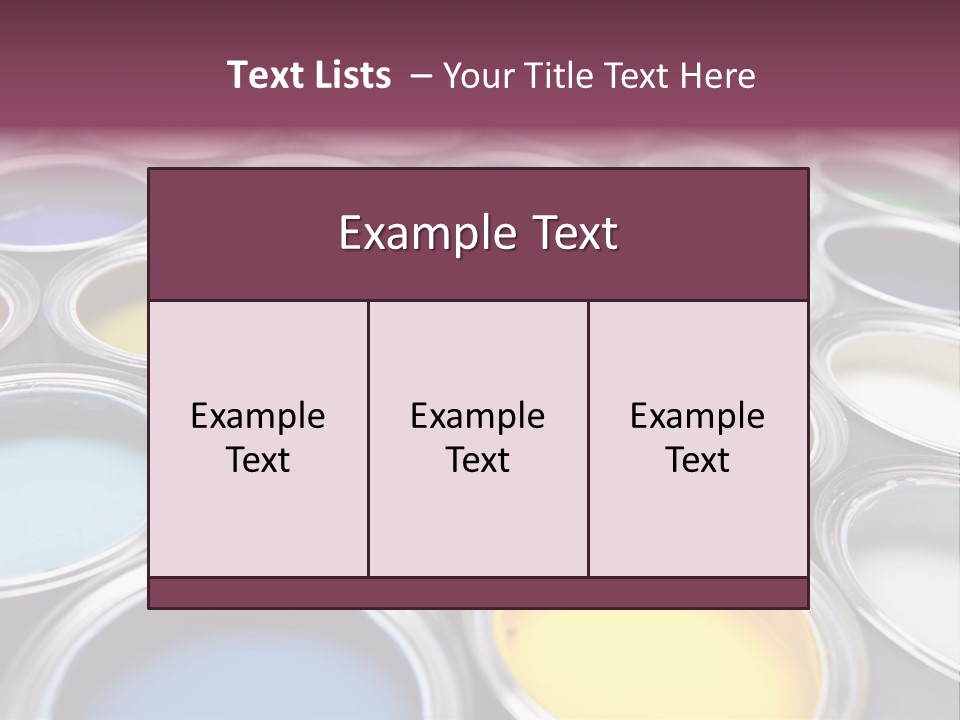 Tin Paint Home Improvement PowerPoint Template