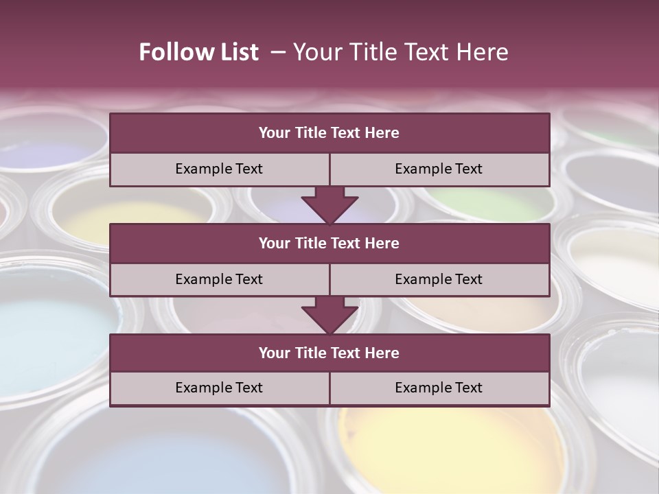 Tin Paint Home Improvement PowerPoint Template