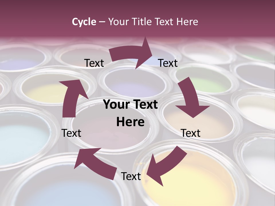 Tin Paint Home Improvement PowerPoint Template