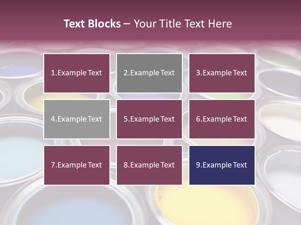 Tin Paint Home Improvement PowerPoint Template