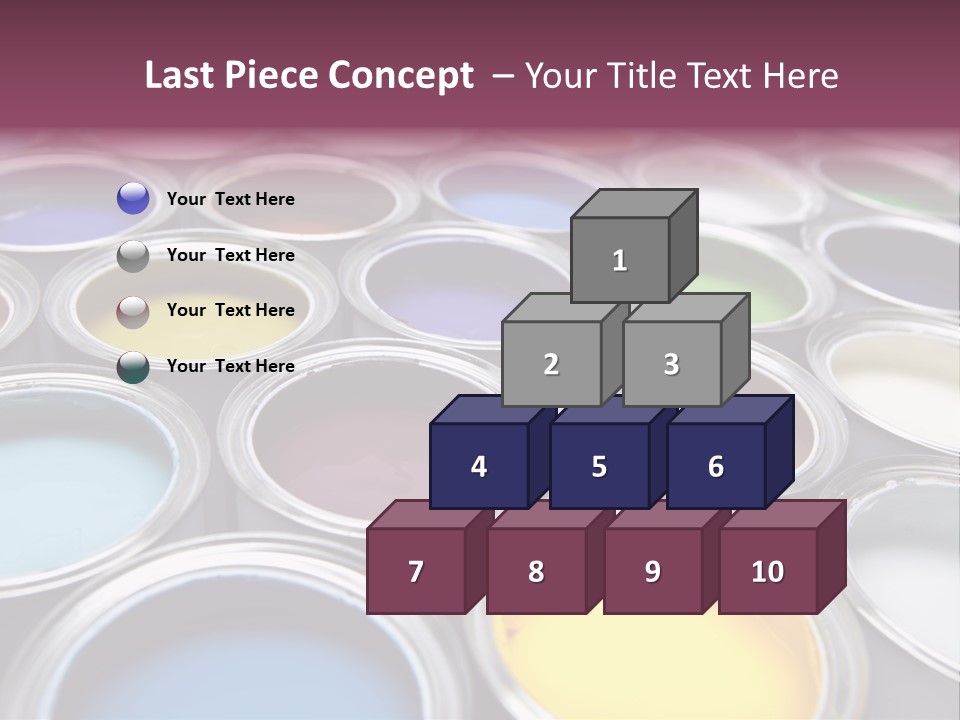 Tin Paint Home Improvement PowerPoint Template