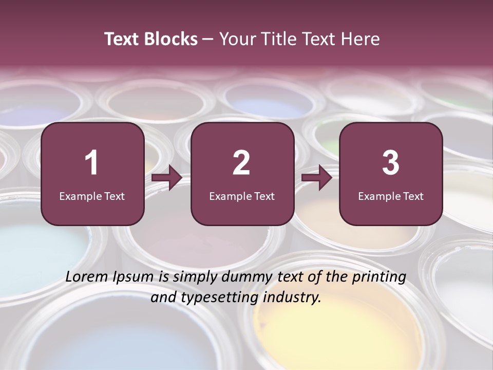 Tin Paint Home Improvement PowerPoint Template
