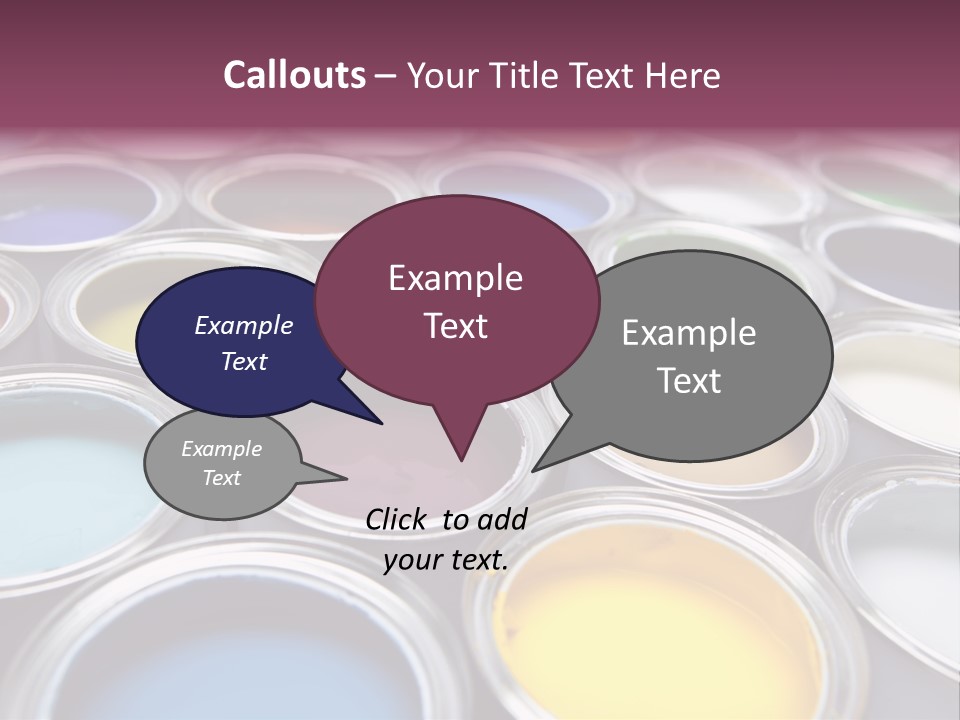 Tin Paint Home Improvement PowerPoint Template
