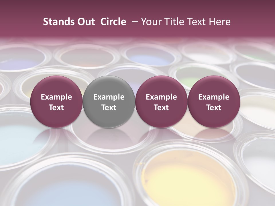 Tin Paint Home Improvement PowerPoint Template