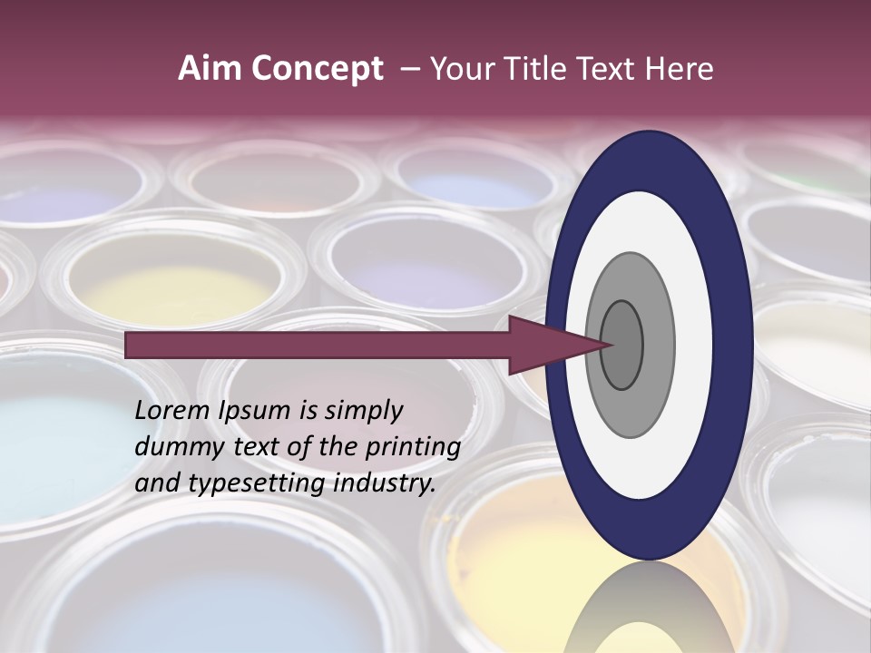 Tin Paint Home Improvement PowerPoint Template