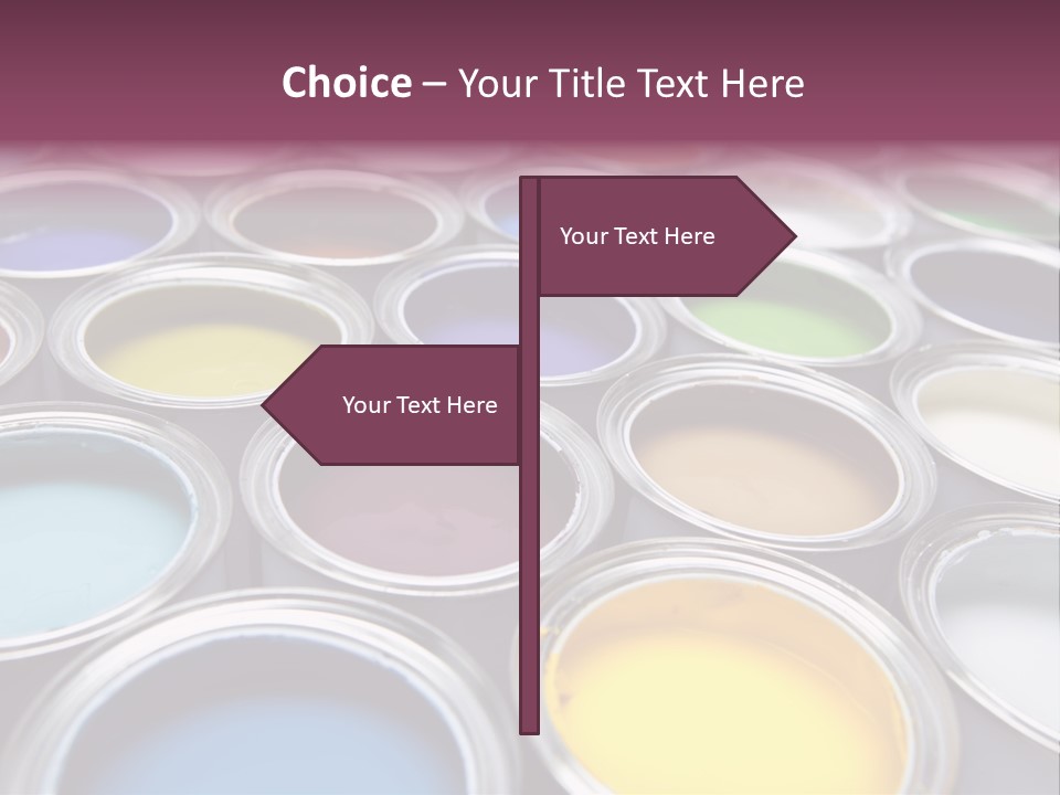 Tin Paint Home Improvement PowerPoint Template