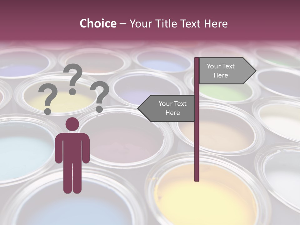 Tin Paint Home Improvement PowerPoint Template