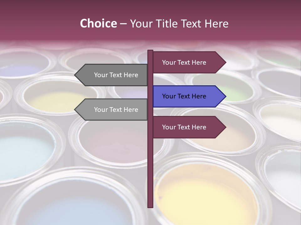 Tin Paint Home Improvement PowerPoint Template