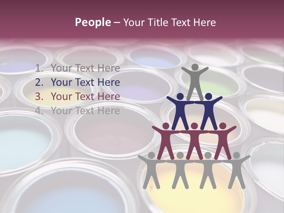 Tin Paint Home Improvement PowerPoint Template