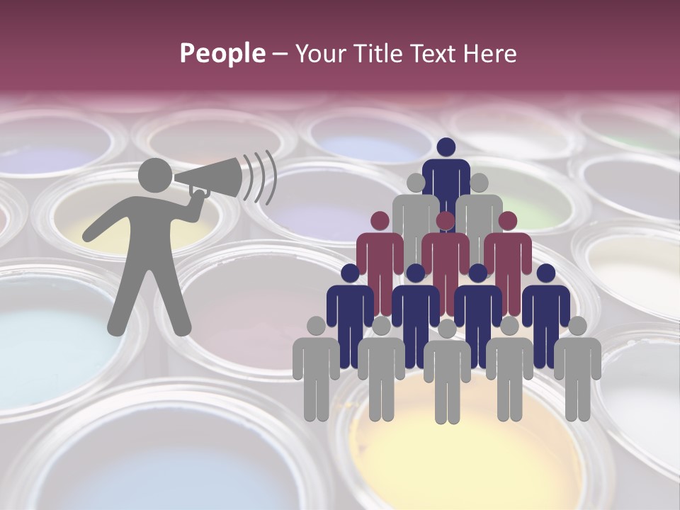 Tin Paint Home Improvement PowerPoint Template