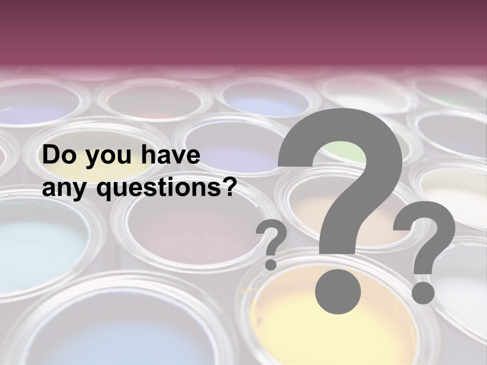 Tin Paint Home Improvement PowerPoint Template