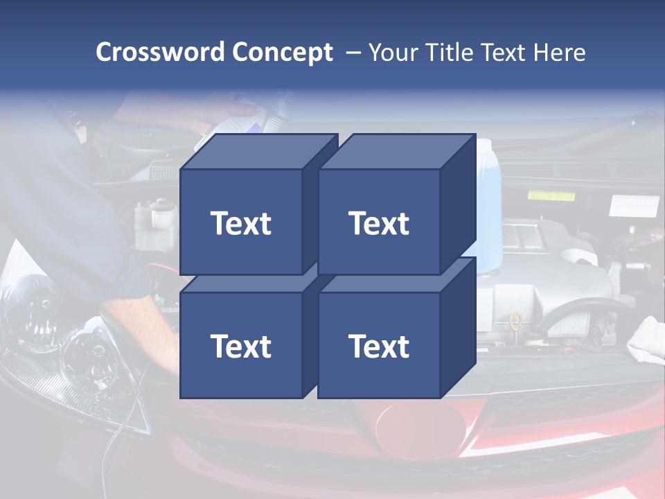 Hood Motor Engine PowerPoint Template
