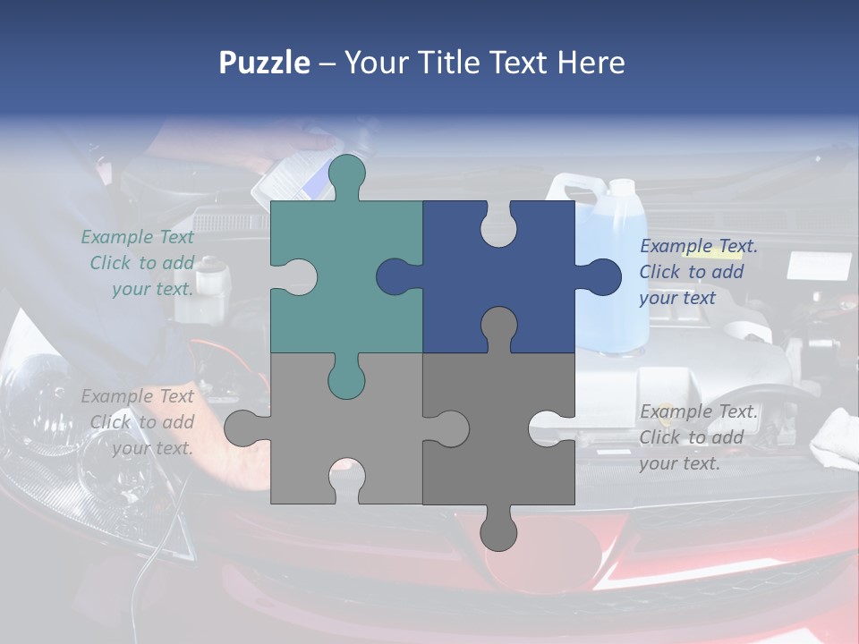 Hood Motor Engine PowerPoint Template