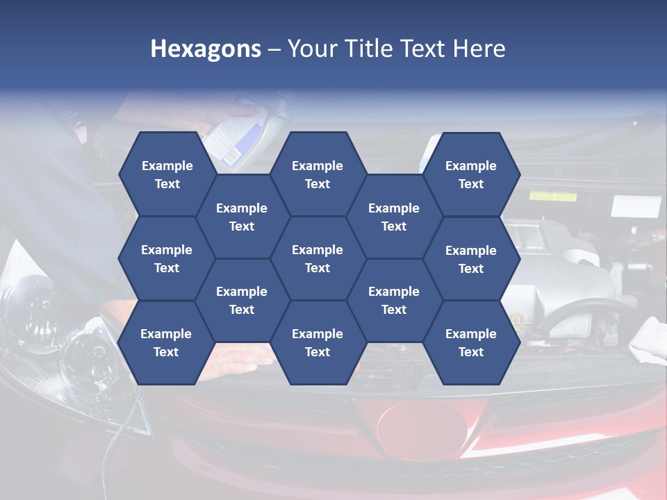 Hood Motor Engine PowerPoint Template