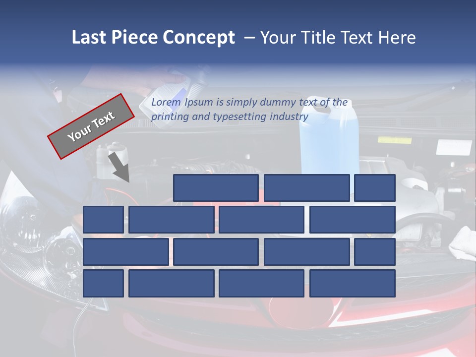 Hood Motor Engine PowerPoint Template
