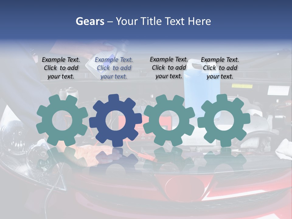 Hood Motor Engine PowerPoint Template