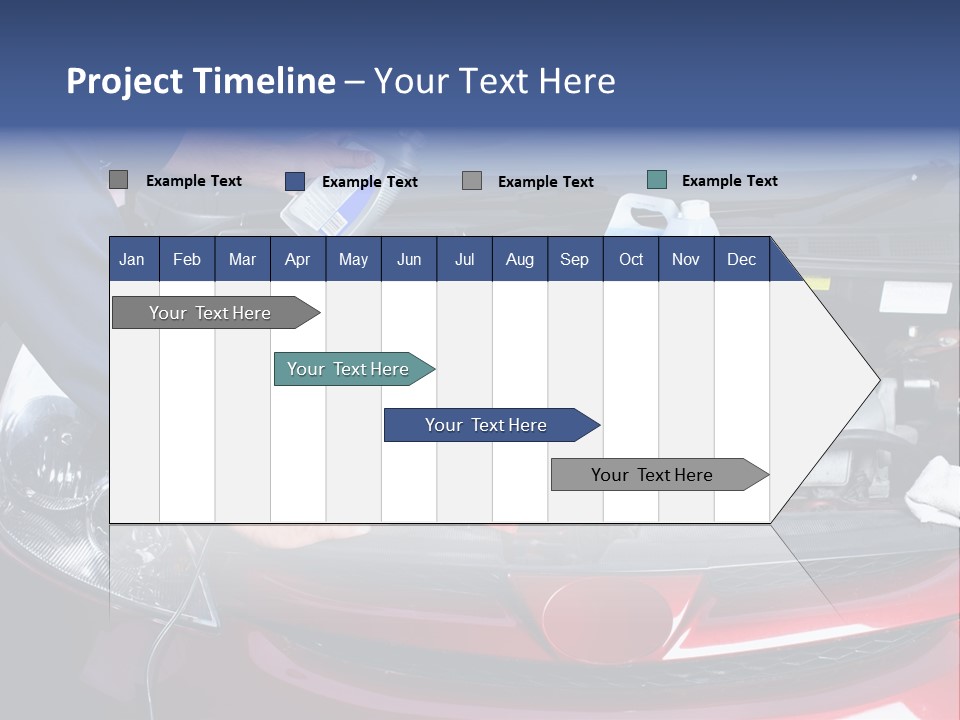 Hood Motor Engine PowerPoint Template