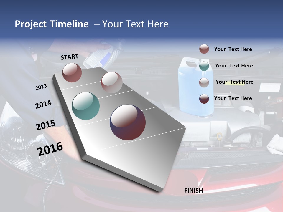 Hood Motor Engine PowerPoint Template