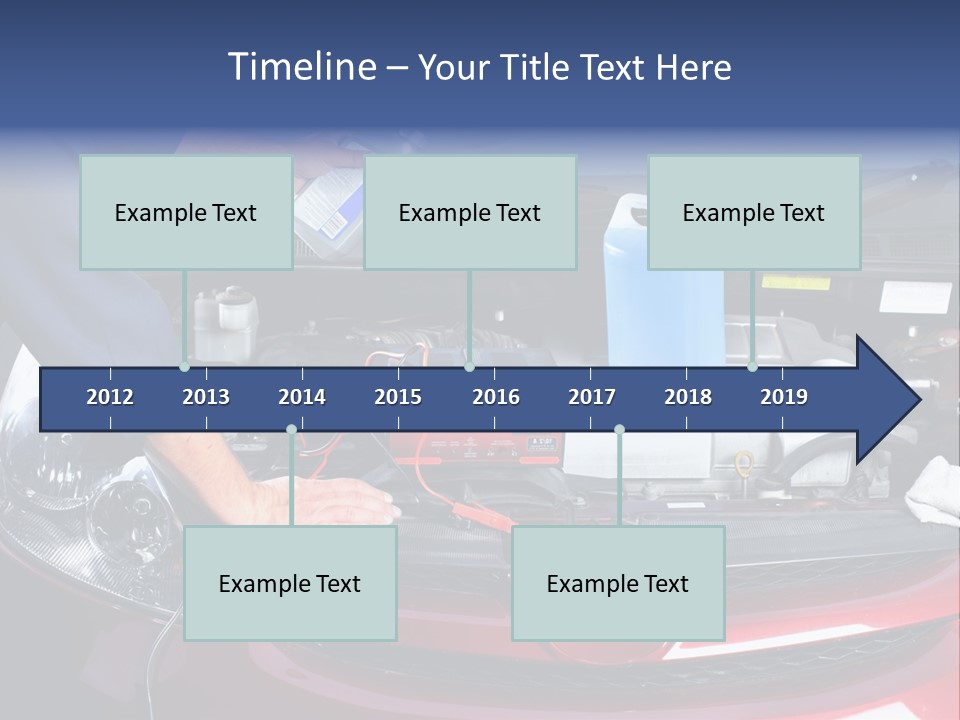 Hood Motor Engine PowerPoint Template