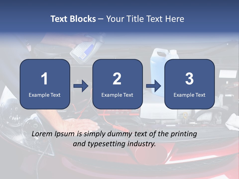 Hood Motor Engine PowerPoint Template