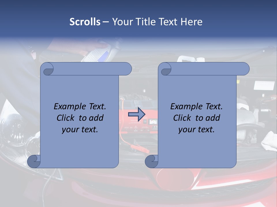 Hood Motor Engine PowerPoint Template