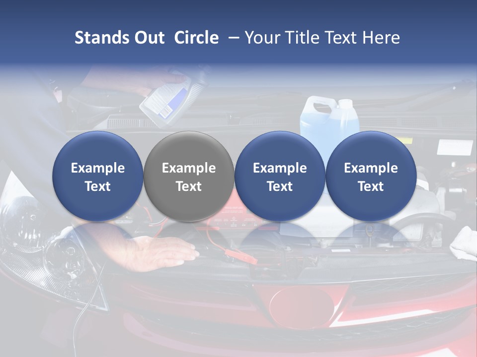 Hood Motor Engine PowerPoint Template