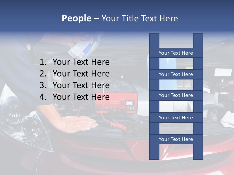 Hood Motor Engine PowerPoint Template