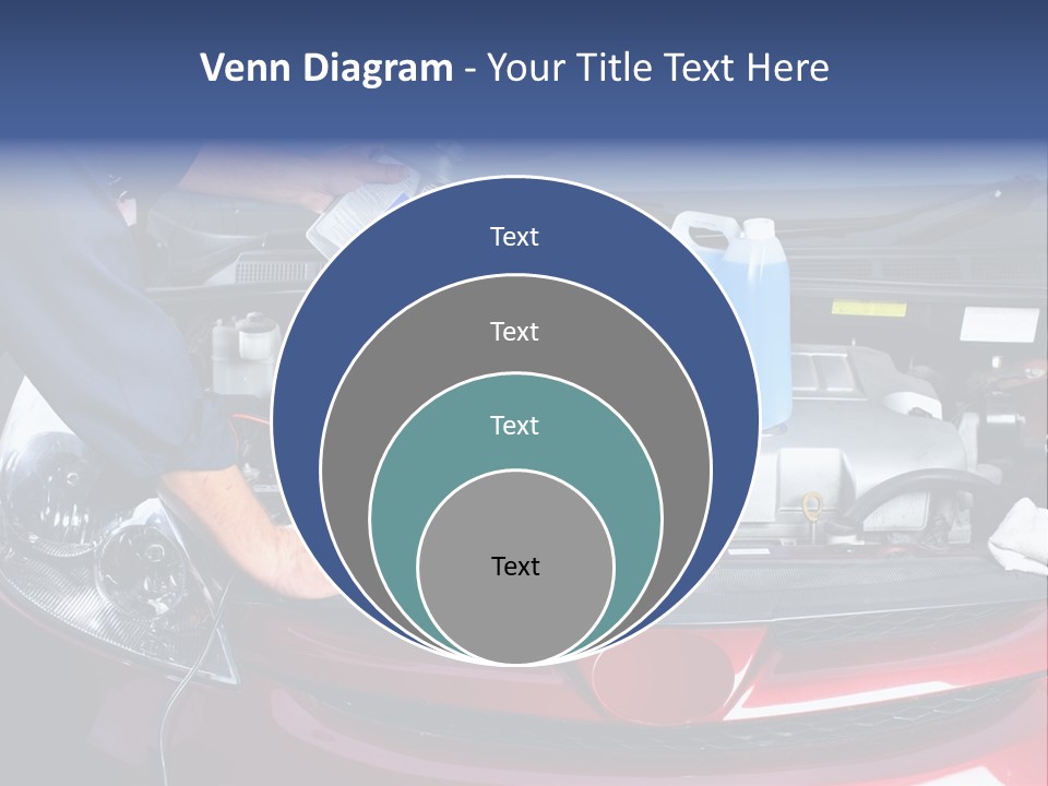 Hood Motor Engine PowerPoint Template
