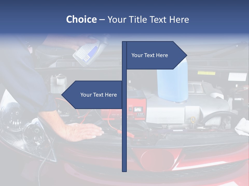 Hood Motor Engine PowerPoint Template